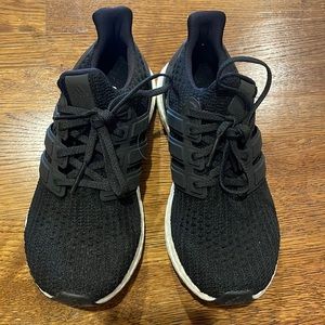 Black adidas ultra boost shoes size 6.5